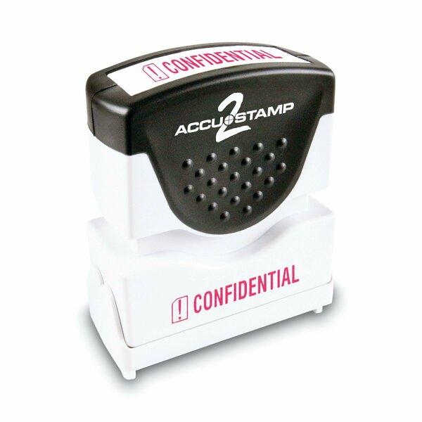 Accu-Stamp2 Stamp, Red, Confidential, 1-5/8"x1/2" 035574